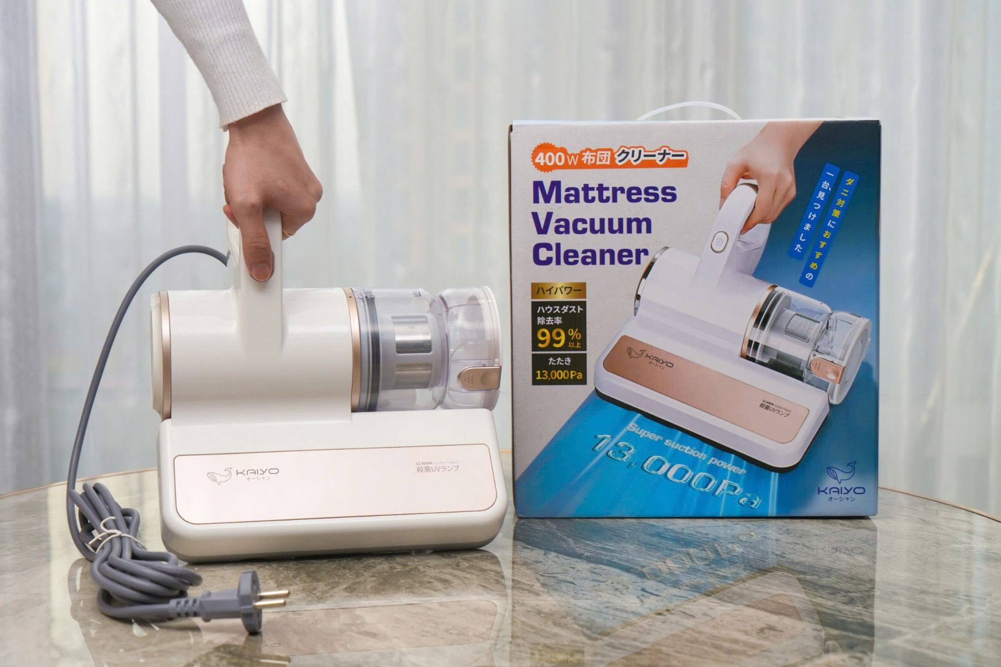  A406- Máy hút bụi khử khuẩn & vệ sinh giường nệm cầm tay Kaiyo  KGV4106 