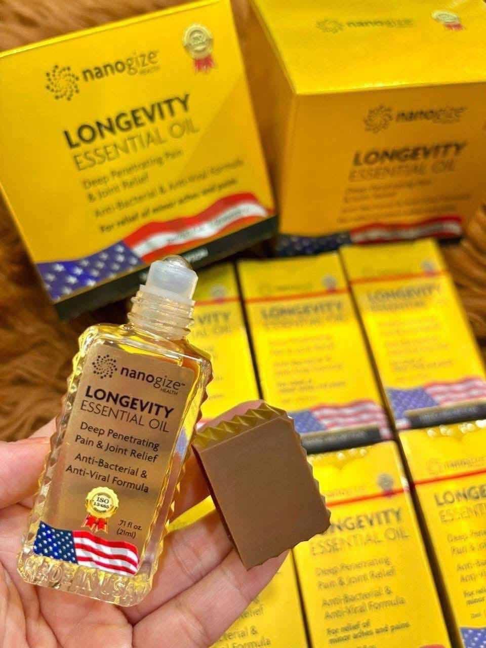  A65 - Dầu lăn nano vàng mỹ  21ml 