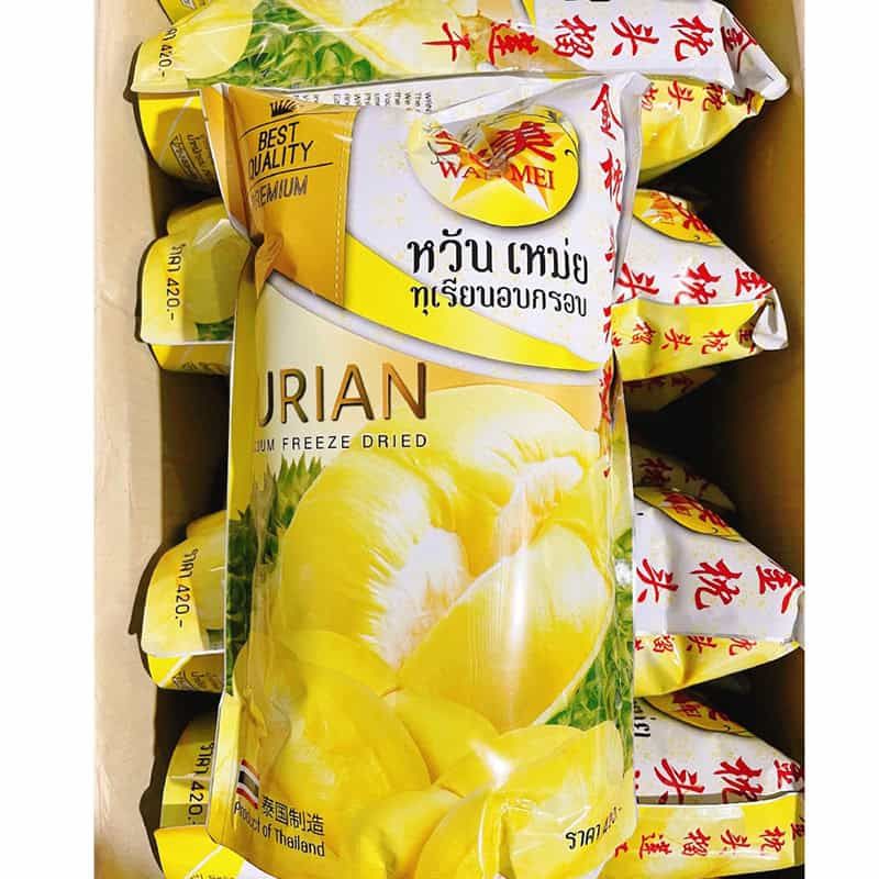  B523 - Sầu riêng sấy Wan Mei Thái Lan 420gr 