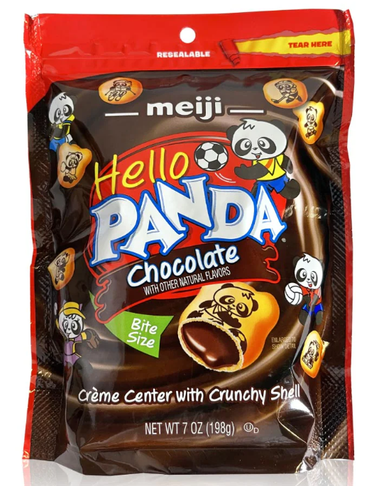  B297 - Bánh gấu panda meiji gopis 198g ( vị socola ) 