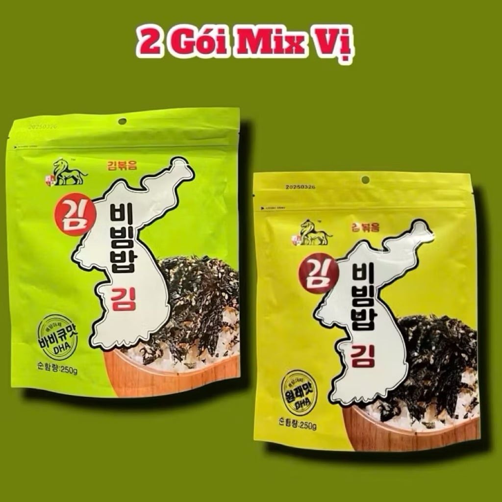  L23- Combo 2 gói rong biển rắc cơm hàn túi 250g 