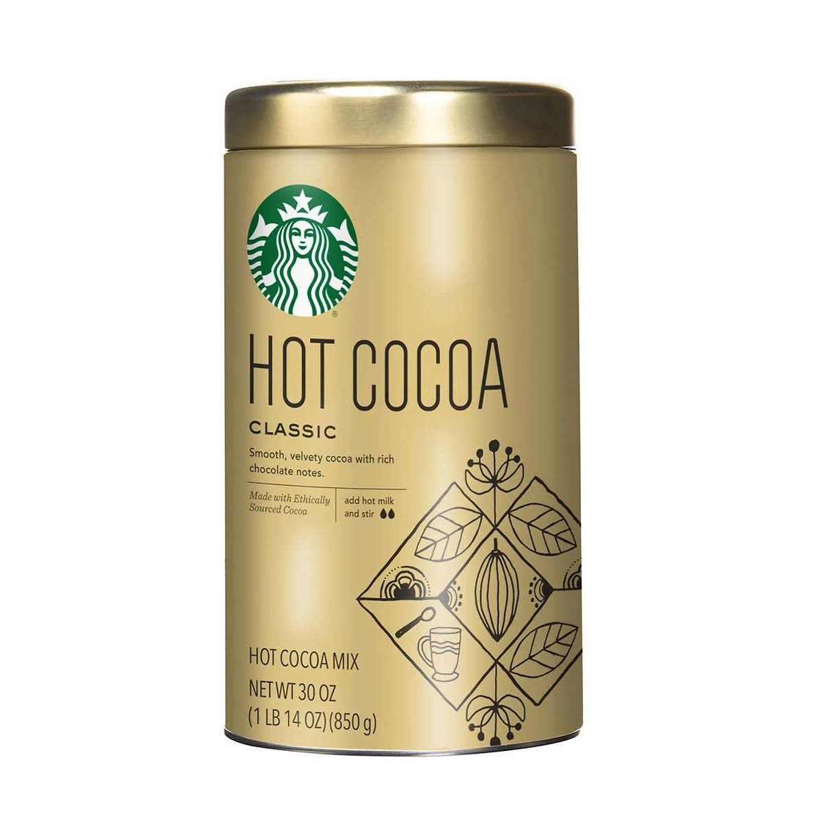  C27- Bột Hot Cocoa Classic Starbucks Mỹ  850g 