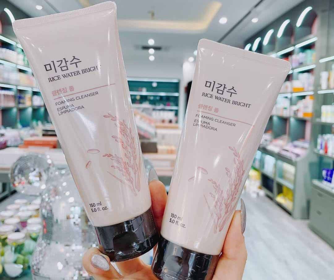  H62- Sữa Rửa Mặt Gạo Hàn Quốc The Face Shop Rice Water Bright 150ml 