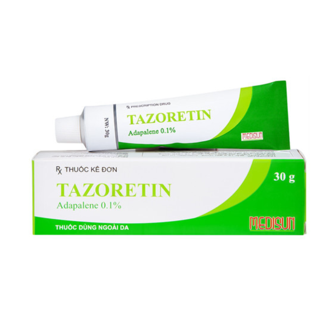  A41 - Kem Trị Mụn Tazoretin Adapalene 0.1% 15g 