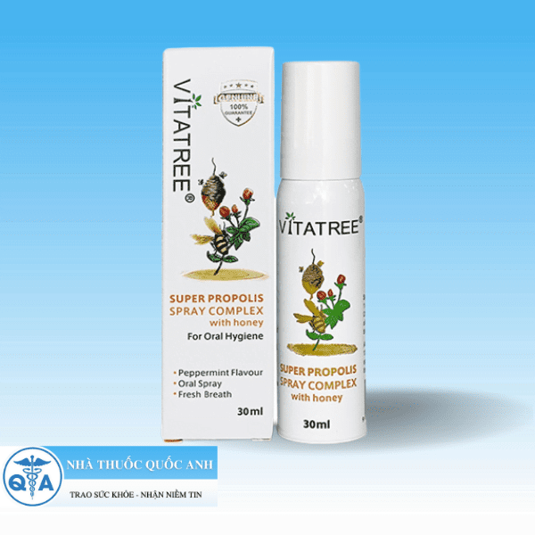  B403- Keo ong xịt họng Vitatree 30ml 
