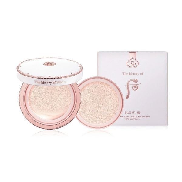  D22- Set Phấn Nước Chống Nắng Nâng Tông Whoo Gongjinhyang Seol Radiant 