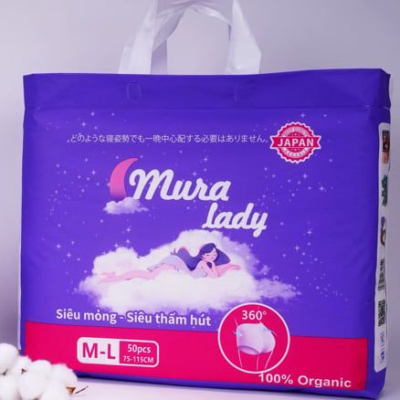  A204 - Băng vệ sinh quần Mura Lady Nhật Bản (gói 10 miếng) 