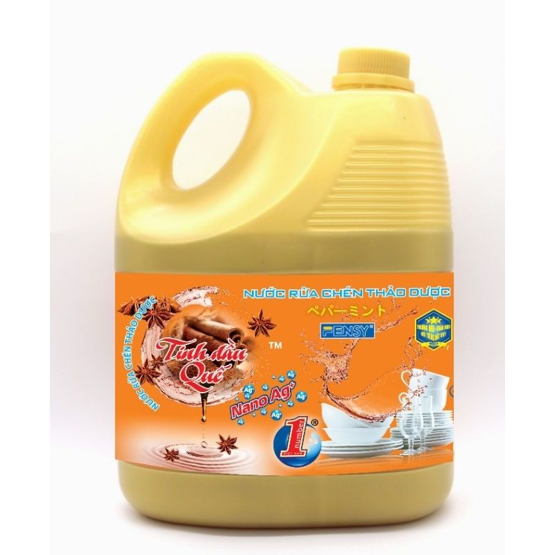 A394 - Nước rửa chén thảo dược quế 3200ml 