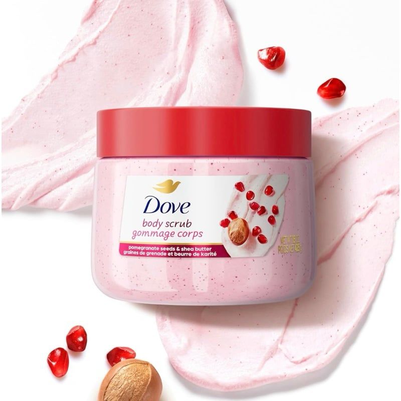  H76- tẩy tế bào chết Dove bản giới hạn mỹ 425g #Hương lựu 