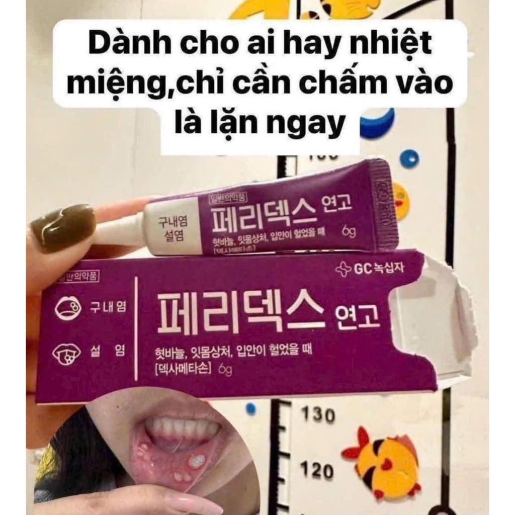  L72- Kem bôi nhiệt miệng Peridex Hàn Quốc 