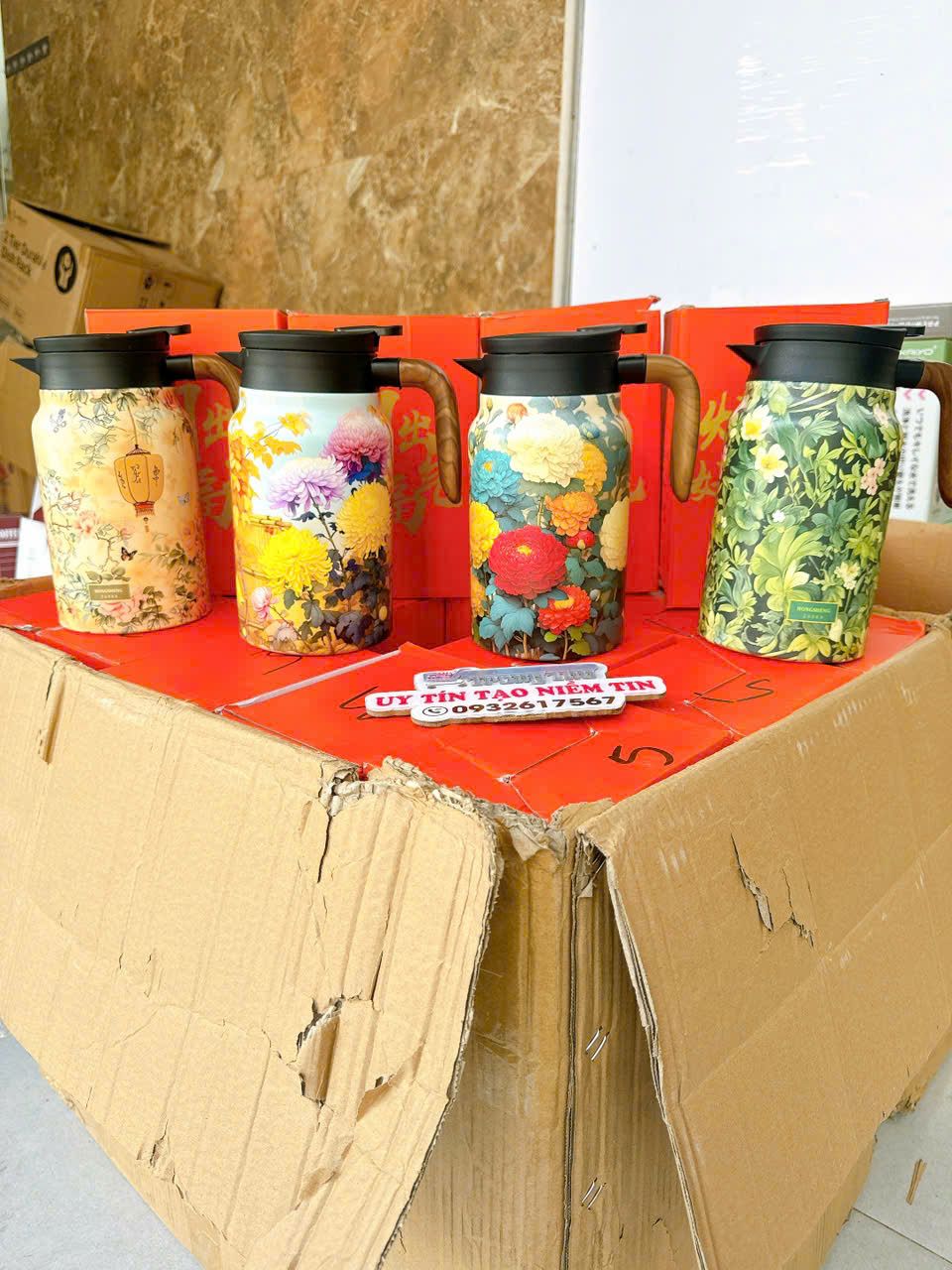  A446- Bình trà giữ nhiệt  1500ml 