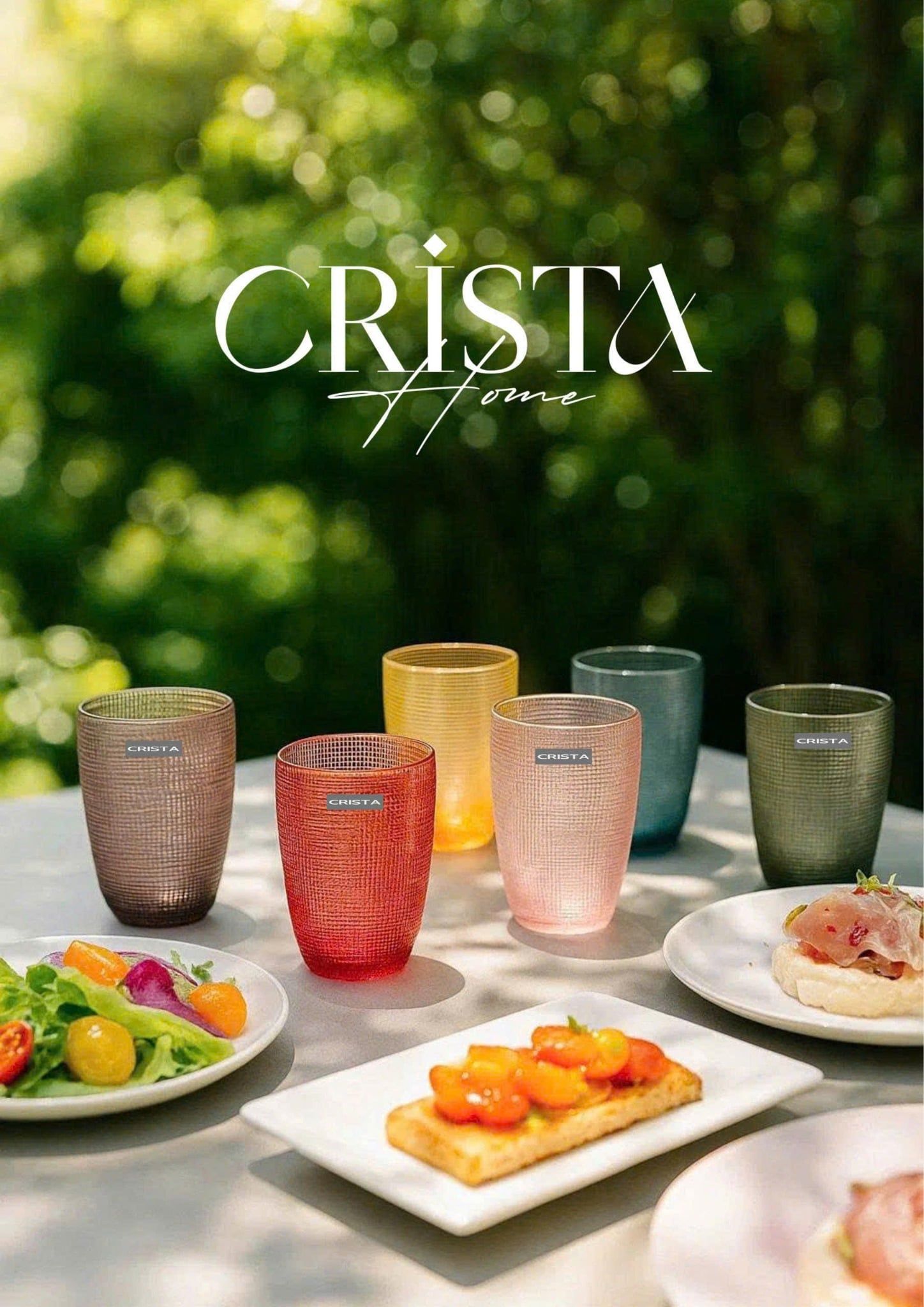  B354- Set 6 thủy tinh  ly cao cấp CRISTA 