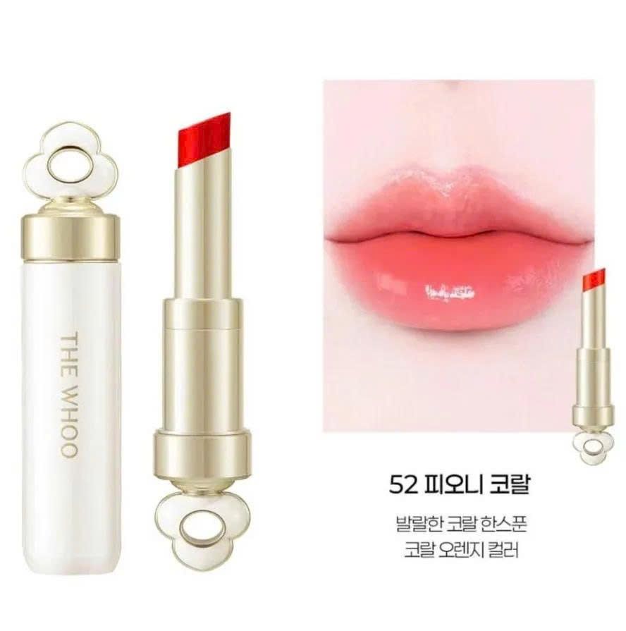  B399- Set son the whoo Essential Lip Glow Balm + 2 BB Cream 13ml  #Màu 52 Peony Coral 