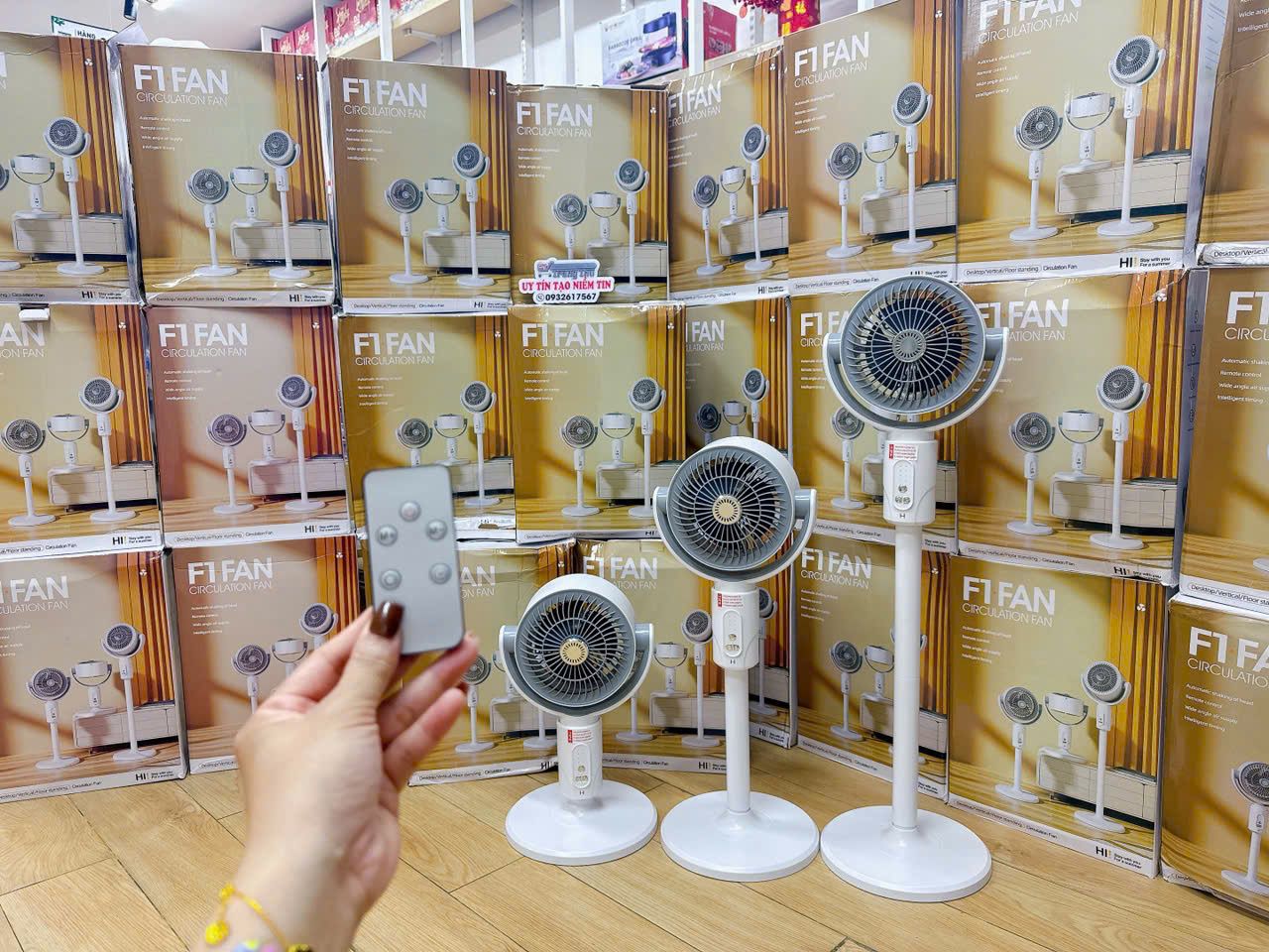  A479- Quạt tích điện F1 kèm điều khiển 