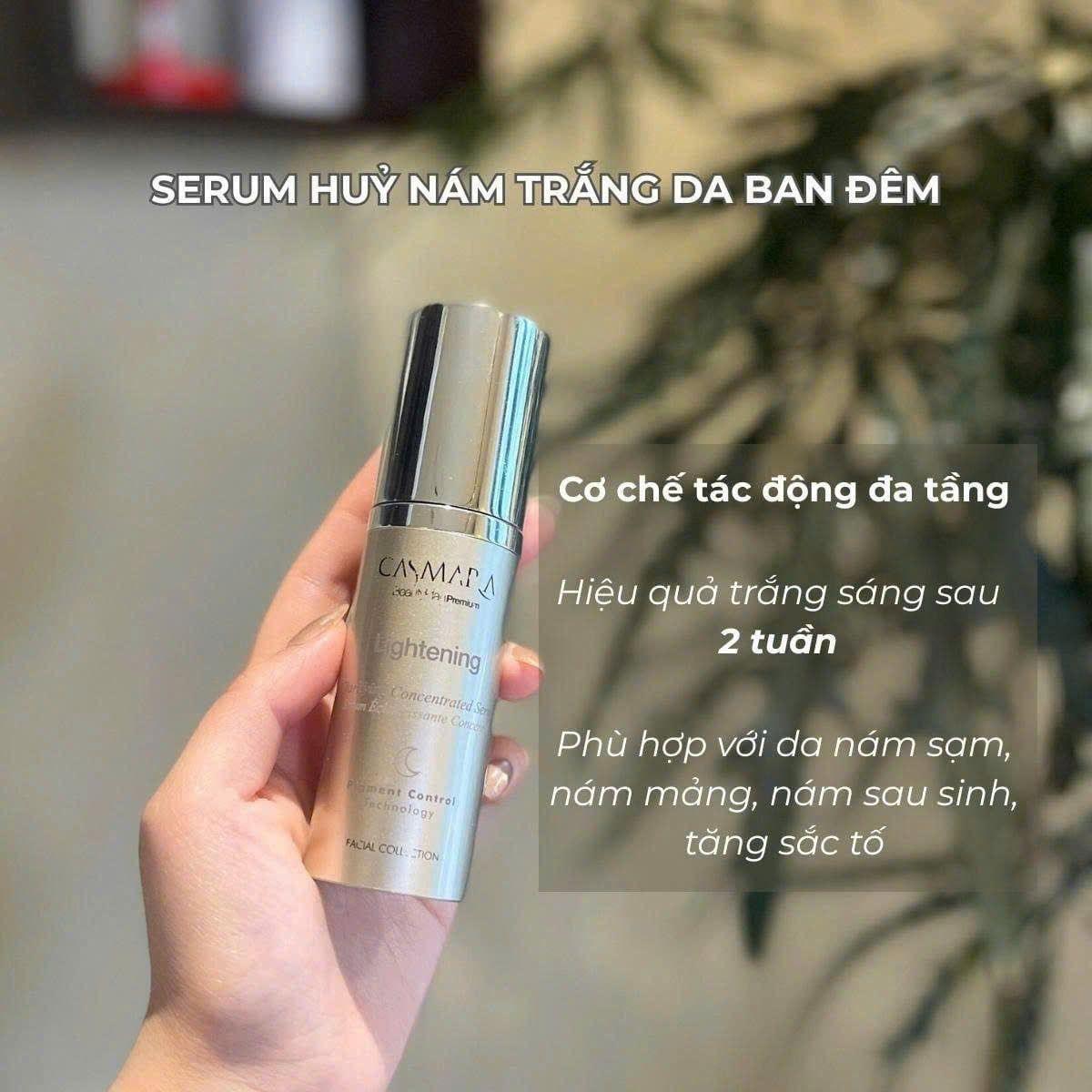  E63 - Serum hủy nám Casmara Lightening  ban đêm 30ml 