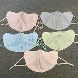  (Combo 4 cái) Khẩu trang gấu  chống tia UV trẻ em 