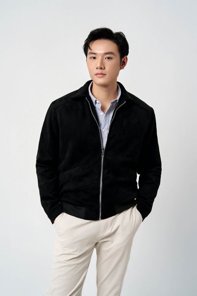 Áo Khoác Da Lộn Nam ADLOL610