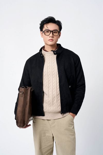 Áo Khoác Da Lộn Nam ADLTK601