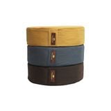  Bồ đoàn ruột mút (Gối ngồi thiền tròn) Thiên Nhiên Tâm - Nâu 