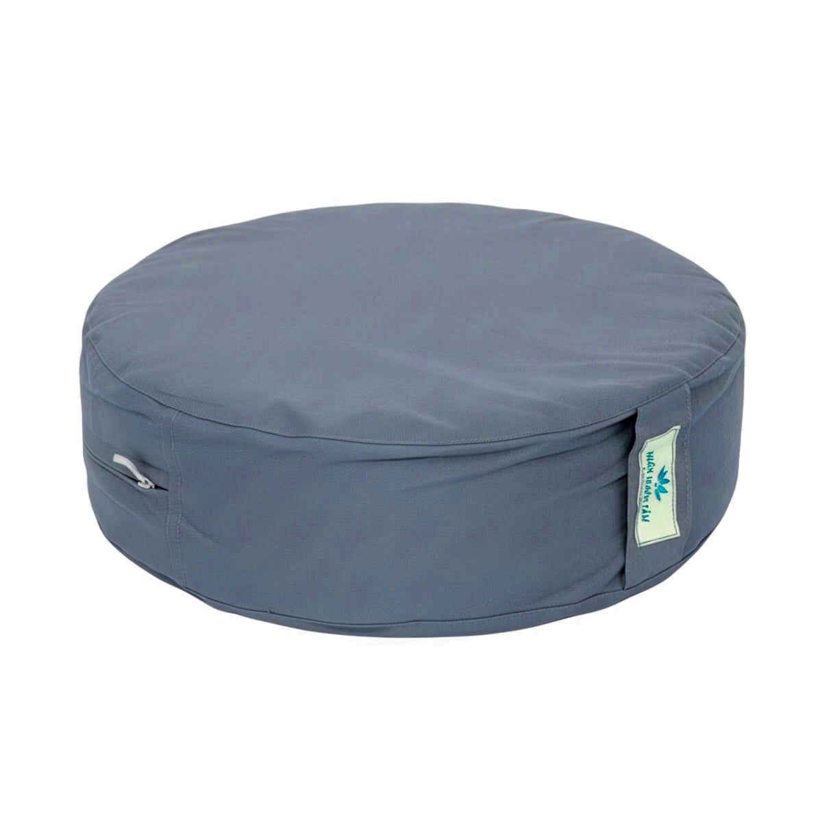  Bộ gối ngồi thiền ruột vỏ đậu xanh (Bồ đoàn và Tọa cụ) Thiên Nhiên Tâm - Xám 