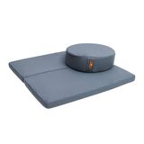  Bộ gối ngồi thiền ruột mút (Bồ đoàn và Tọa cụ) Thiên Nhiên Tâm - Xám 