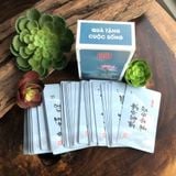  Bộ Thẻ Quà Tặng Cuộc Sống (Sen xanh) - Thư pháp Thanh Sơn 