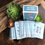  Bộ Thẻ Quà Tặng Cuộc Sống (Sen xanh) - Thư pháp Thanh Sơn 