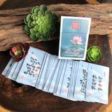  Bộ Thẻ Quà Tặng Cuộc Sống (Sen xanh) - Thư pháp Thanh Sơn 