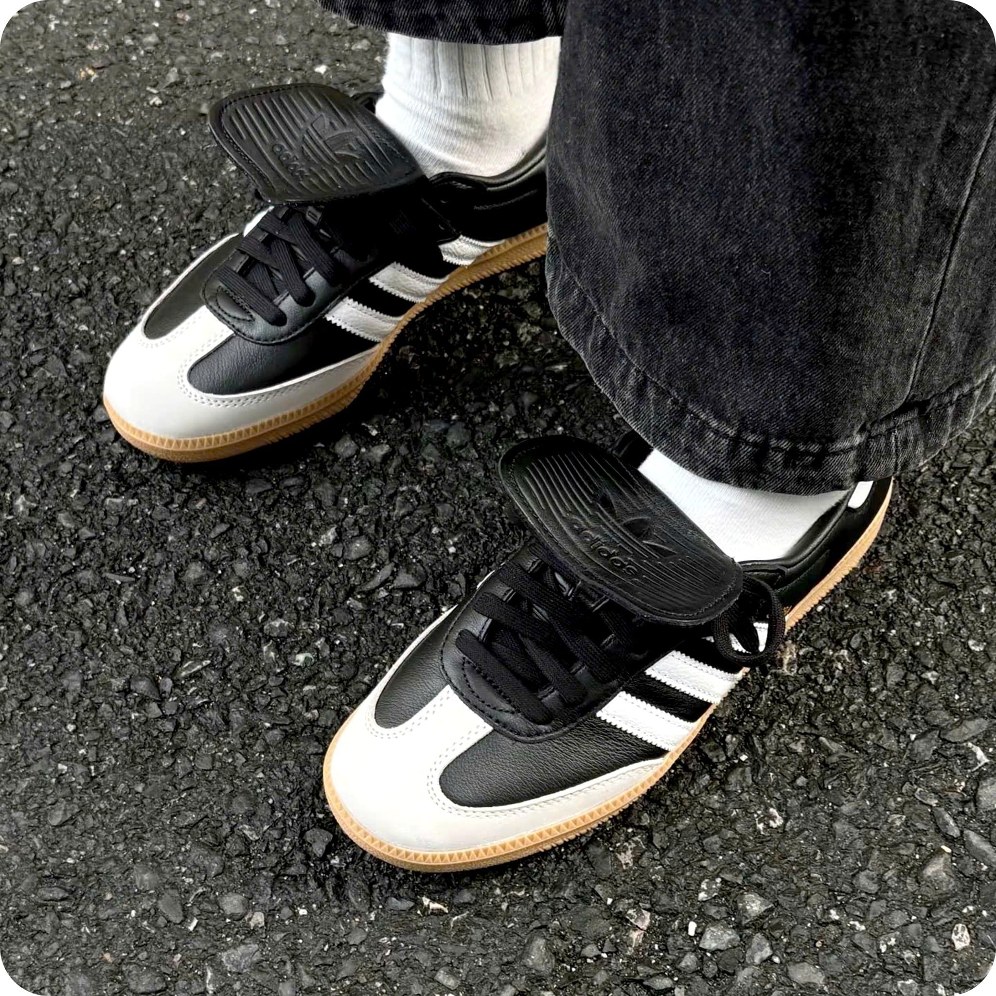  ADIDAS SAMBA LT BLACK WHITE IG2010 