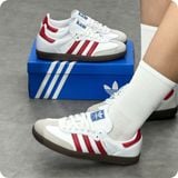  ADIDAS SAMBA OG WHITE BETTER SCARLET IG1025 