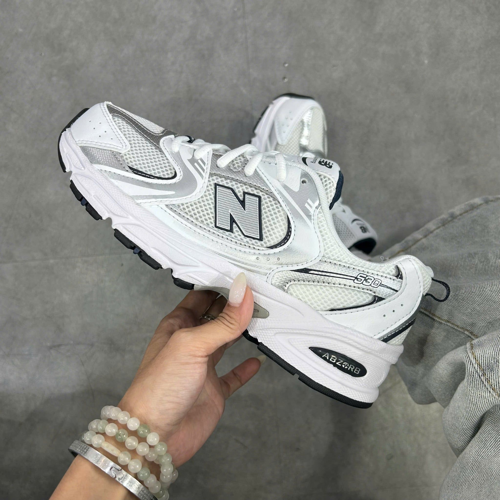  NEW BALANCE 530 WHITE NATURAL INDIGO GR530SB1 