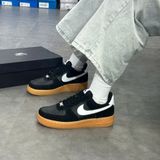  NIKE AIR FORCE 1 07 LV8 BLACK SUMMIT WHITE GUM FQ8714-004 