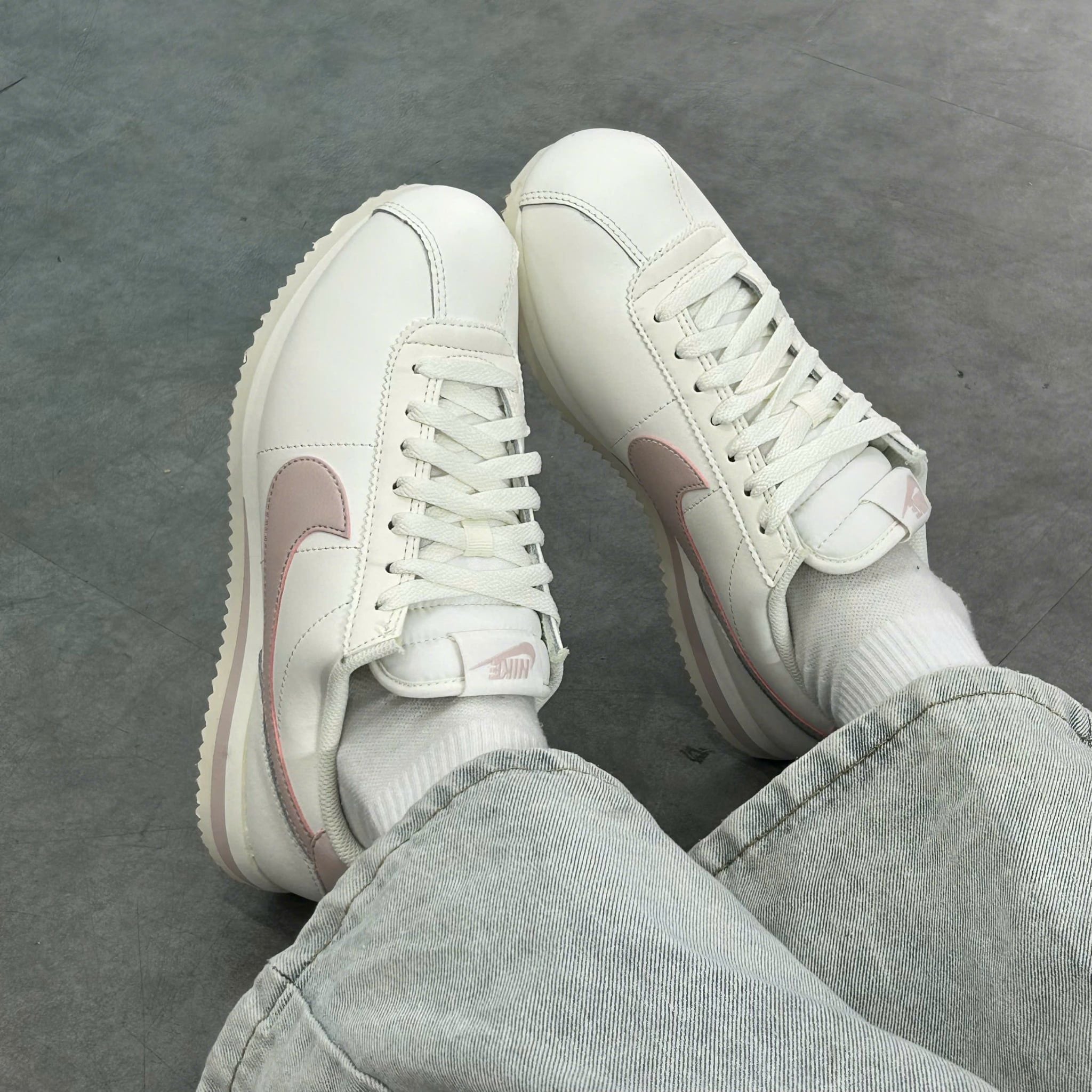  NIKE CORTEZ LEATHER SAIL DARK PINK DN1791-116 