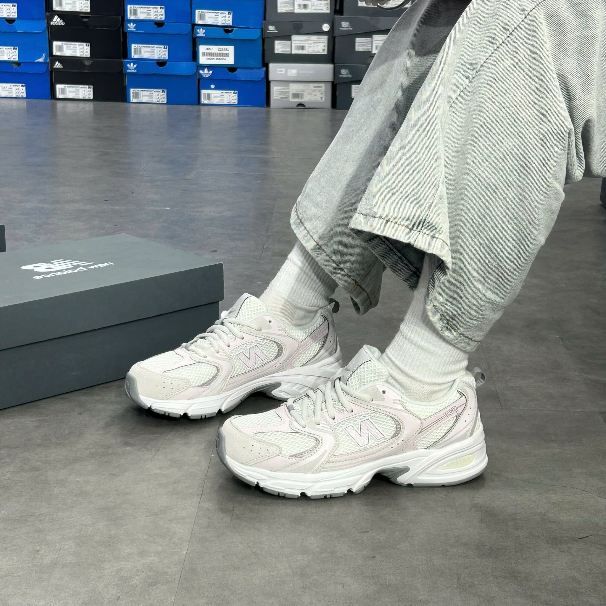  NEW BALANCE 530 GREY MATTER PINK SALT G5309LW 