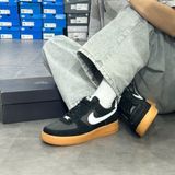  NIKE AIR FORCE 1 07 LV8 BLACK SUMMIT WHITE GUM FQ8714-004 