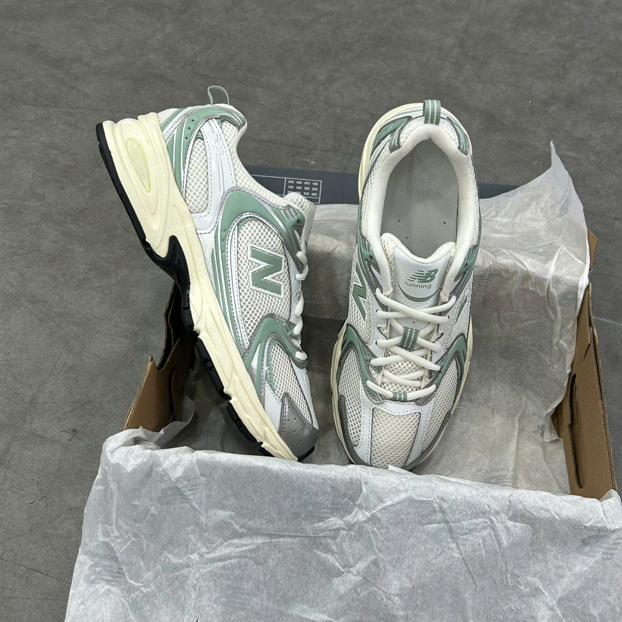  NEW BALANCE 530 METALLIC MOSAIC GREEN U530SEB 