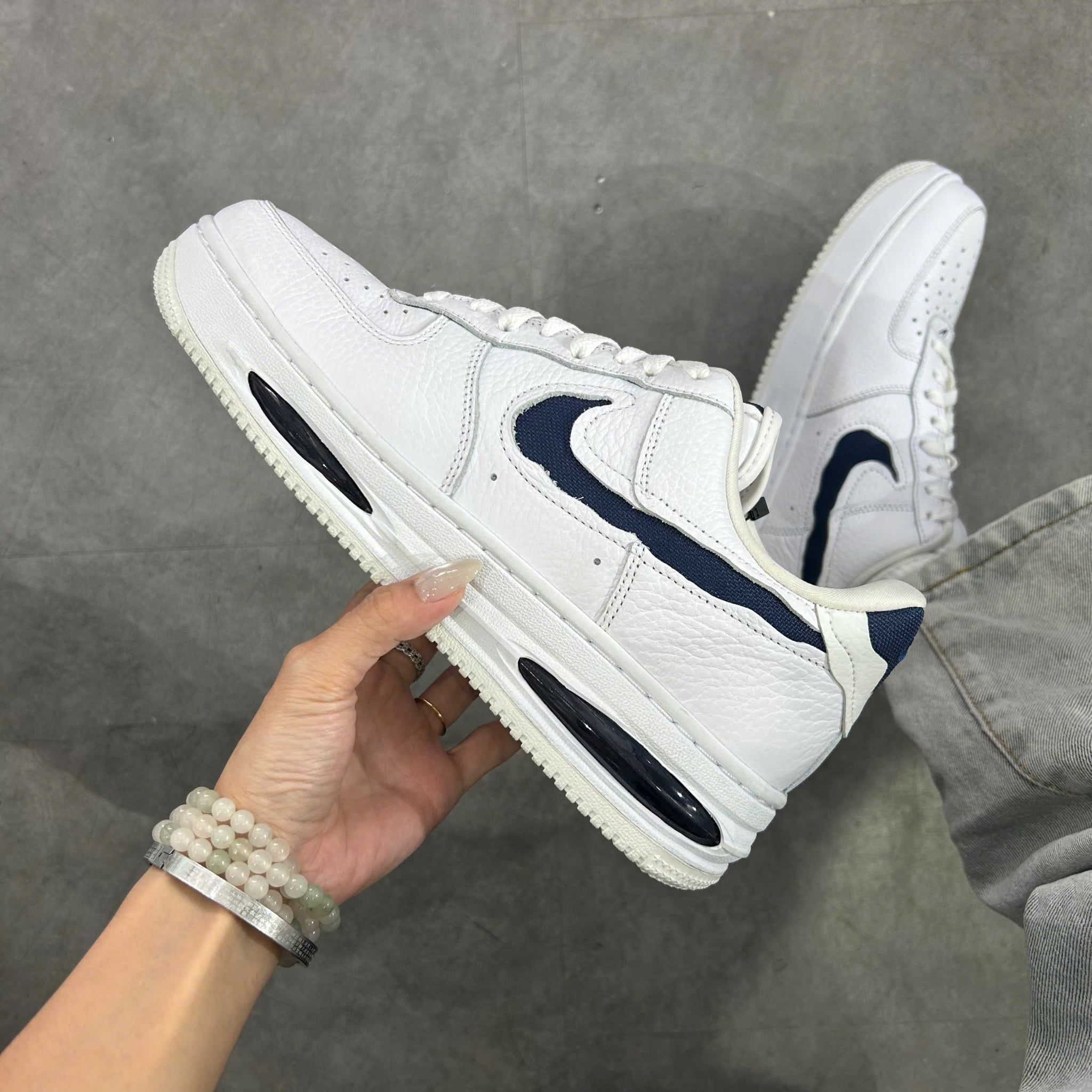  NIKE AIR FORCE 1 LOW EVO MIDNIGHT NAVY HF3630-102 