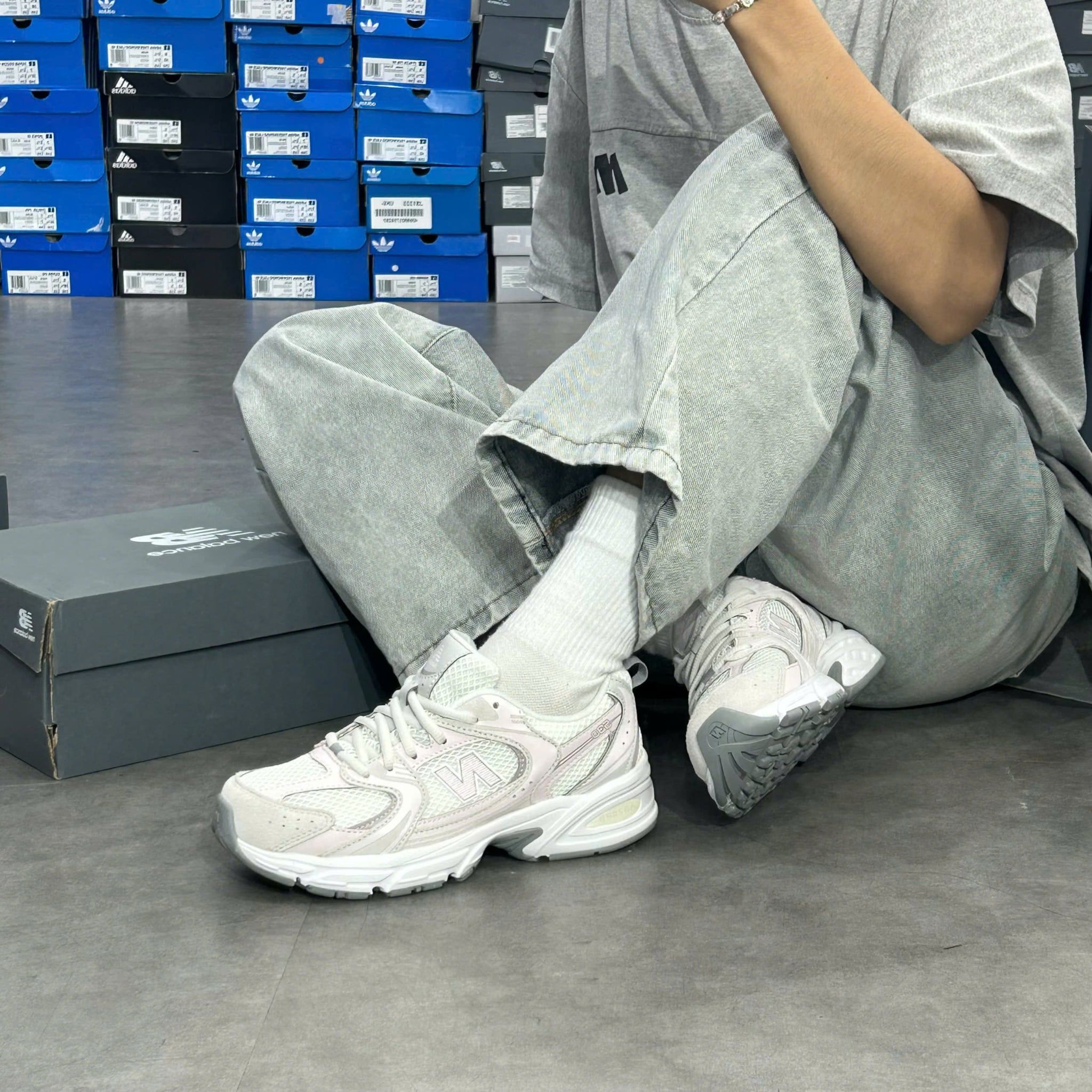  NEW BALANCE 530 GREY MATTER PINK SALT G5309LW 