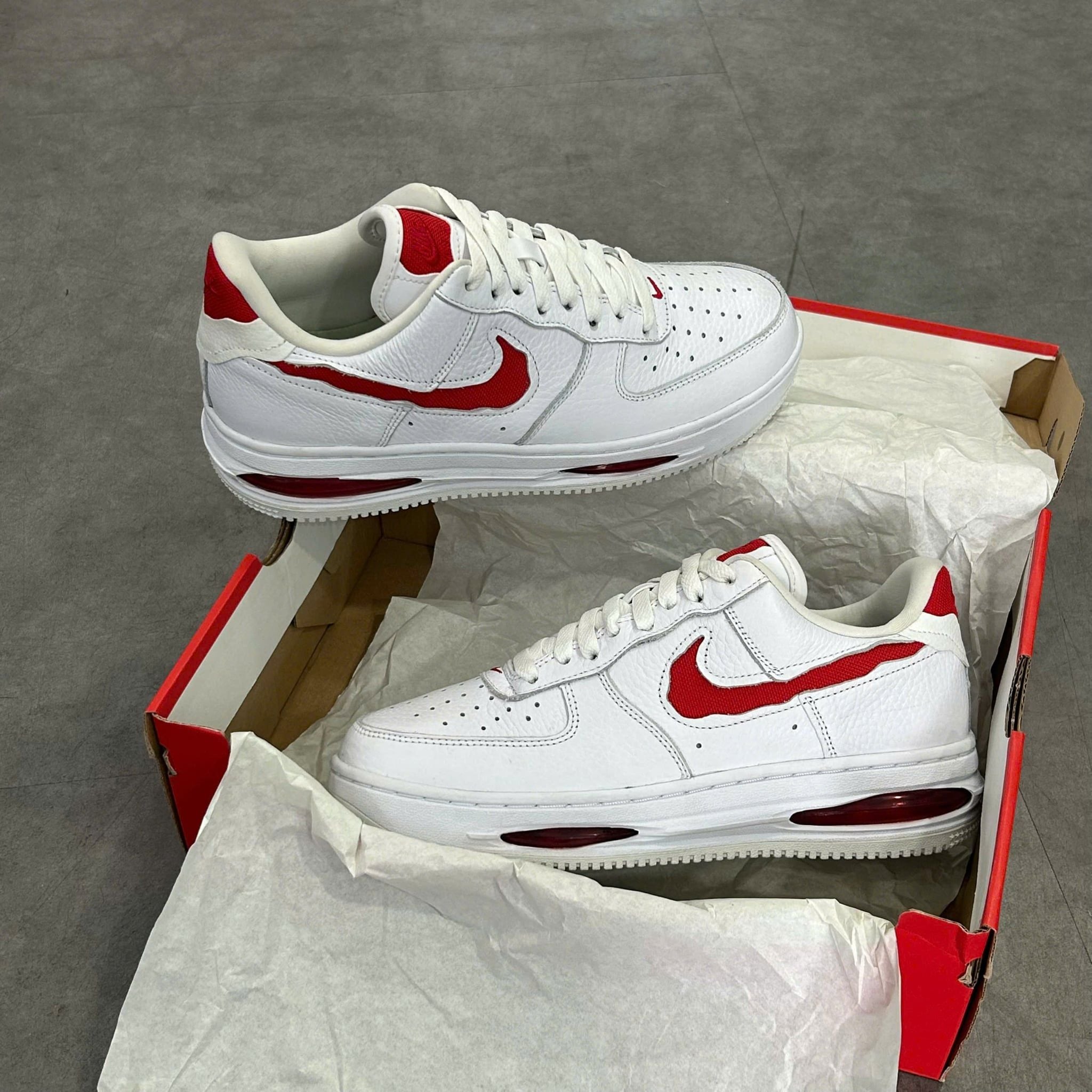  NIKE AIR FORCE 1 LOW EVO UNIVERSITY RED HF3630-100 