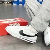  NIKE CORTEZ LEATHER WHITE BLACK DM4044-105 
