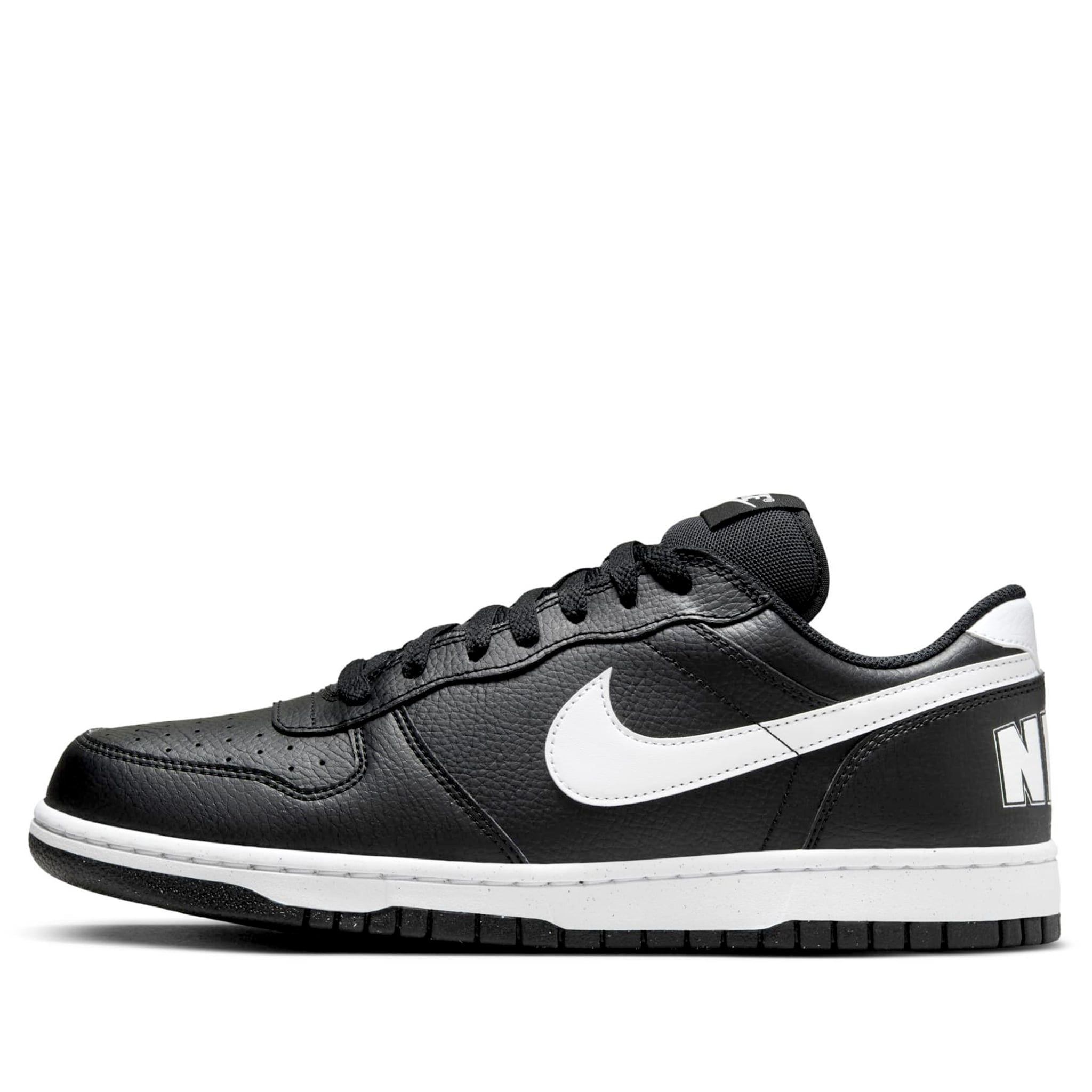  NIKE BIG NIKE LOW BLACK WHITE 355152-016 