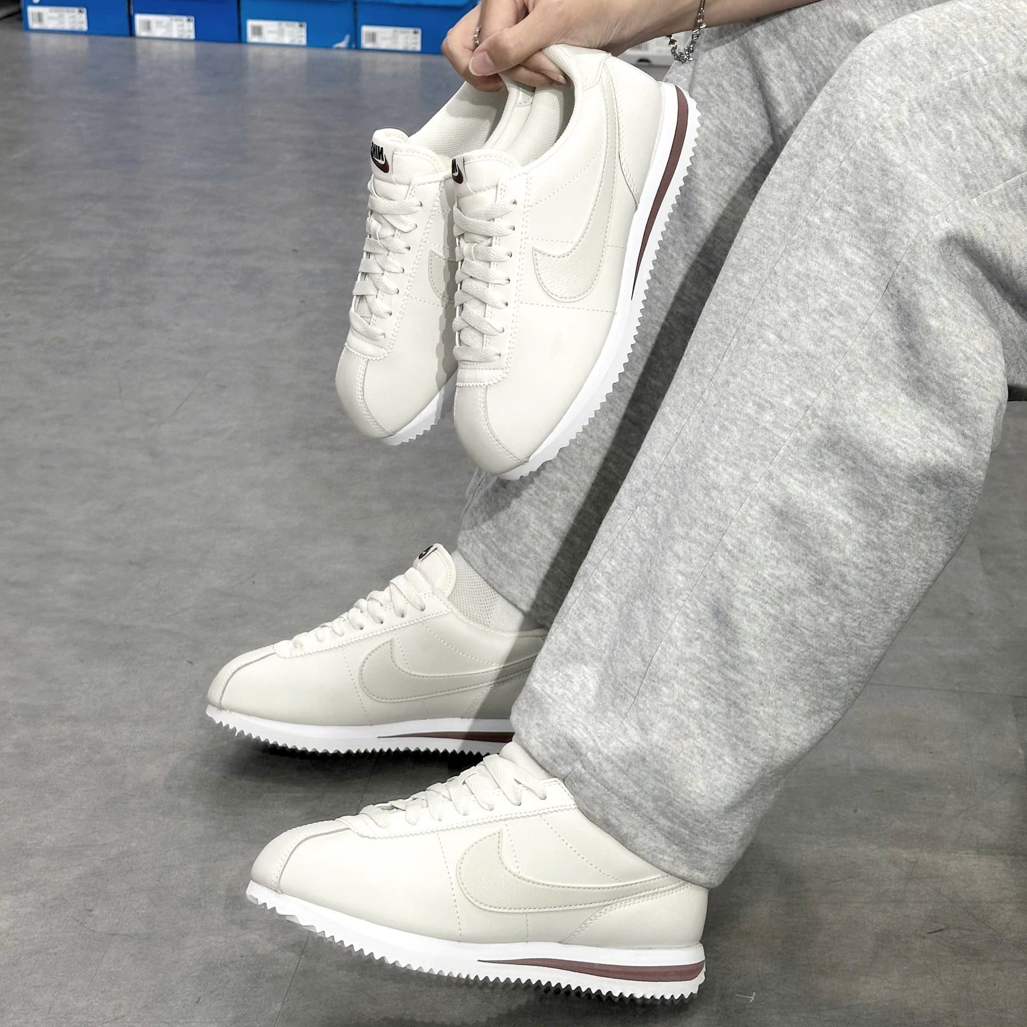  NIKE CORTEZ WHITE PLATINUM VIOLET DN1791-105 