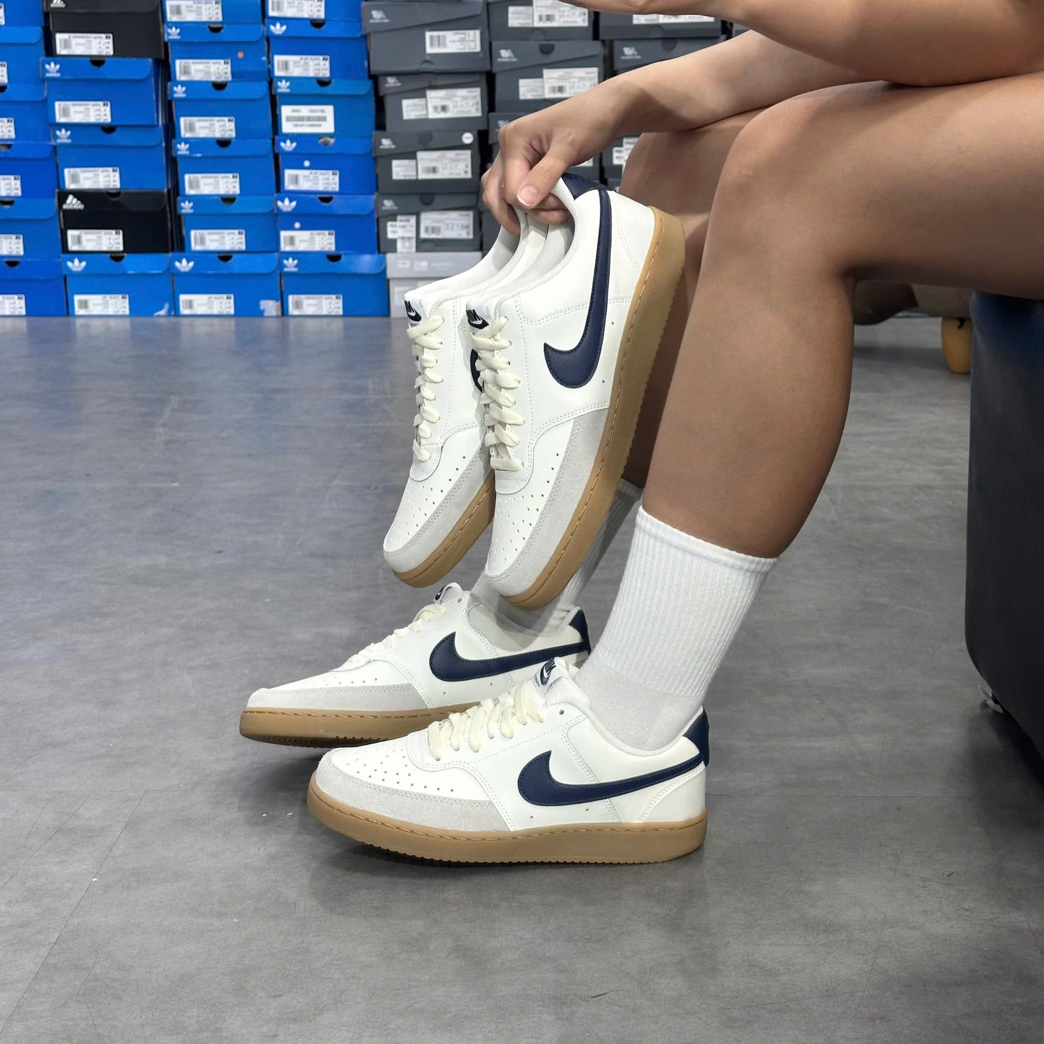  NIKE COURT VISION LOW SAIL MIDNIGHT NAVY HF1068-133 