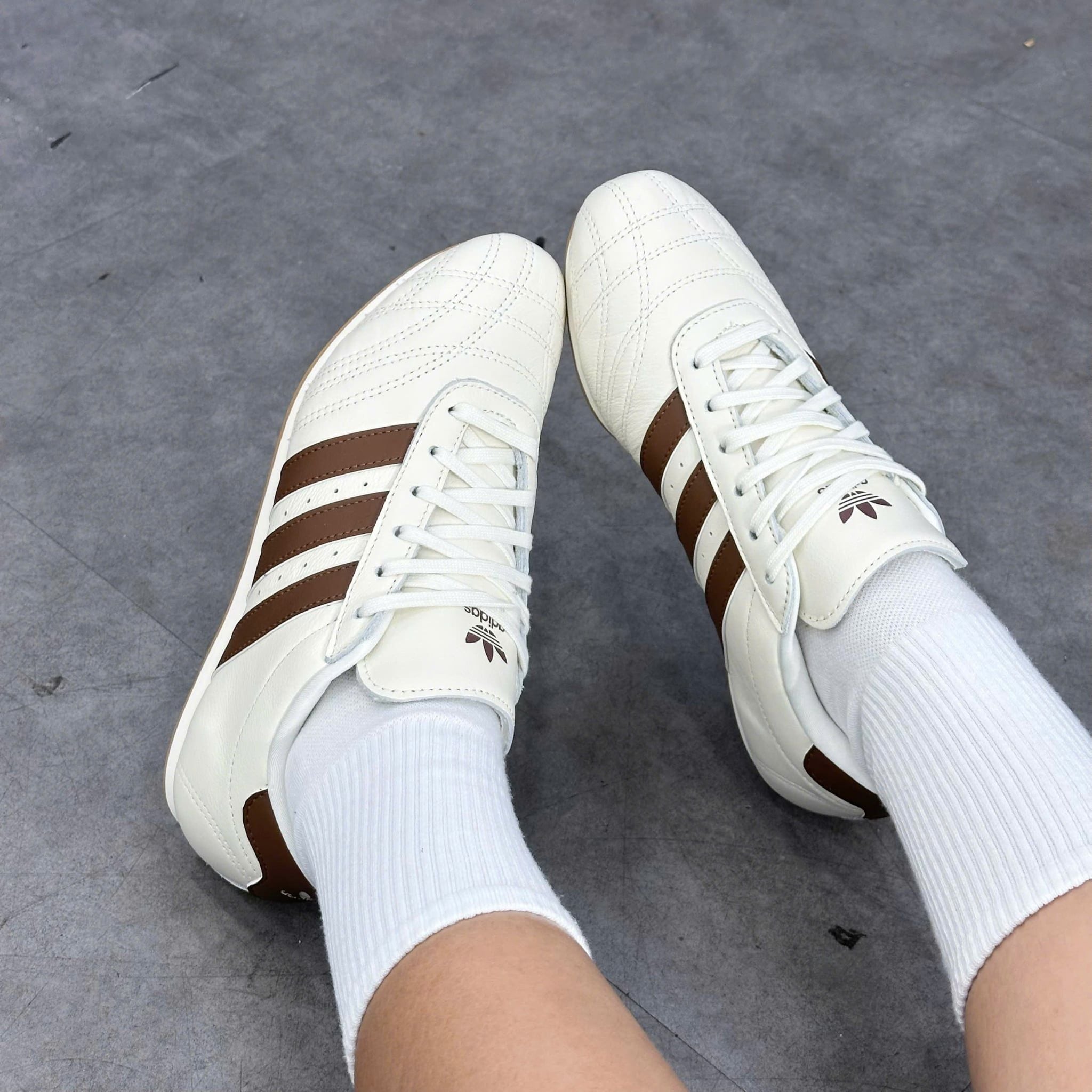  ADIDAS TAEKWONDO LACE W OFF WHITE BROWN JQ0565 