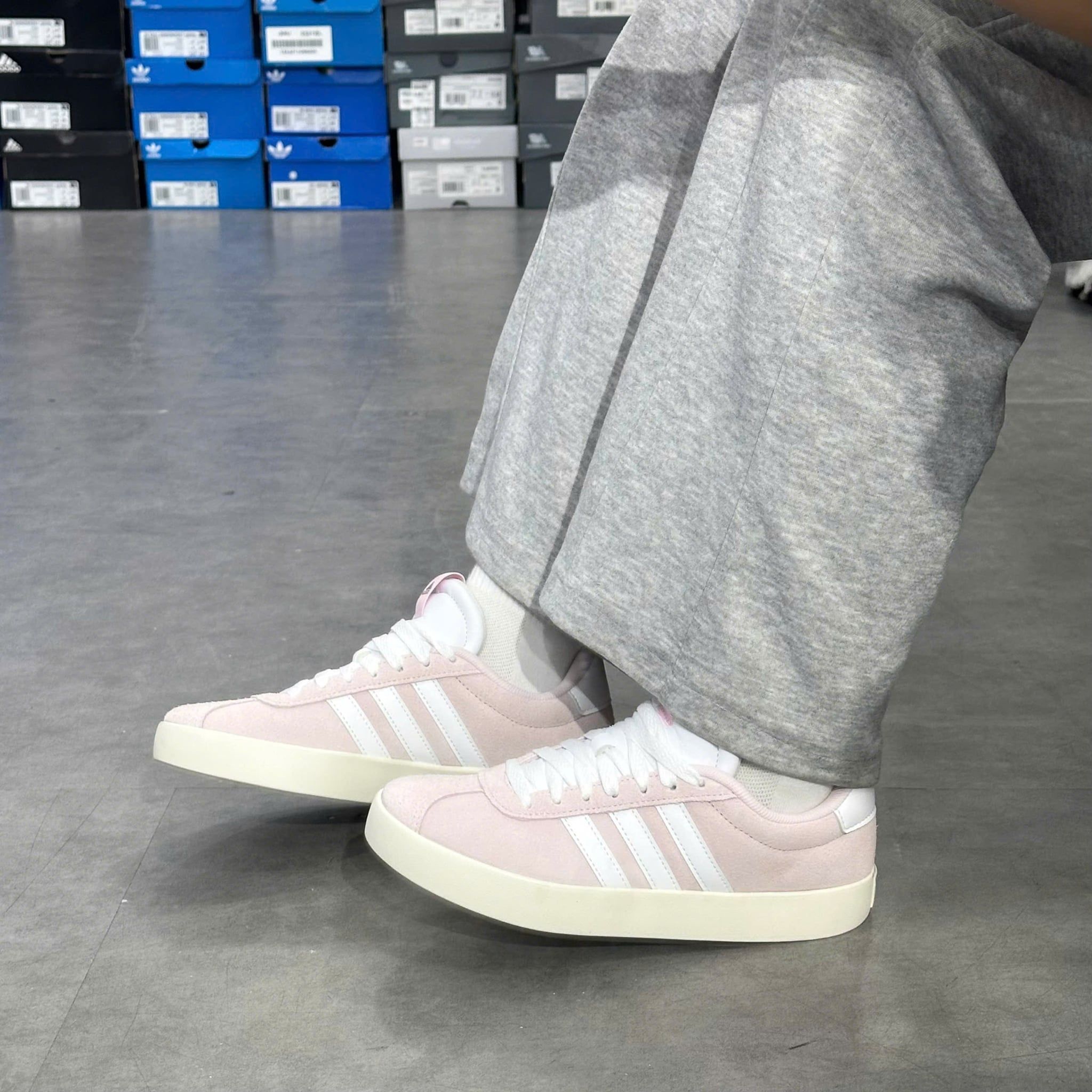  ADIDAS VL COURT 3.0 CLEAR PINK JP5325 