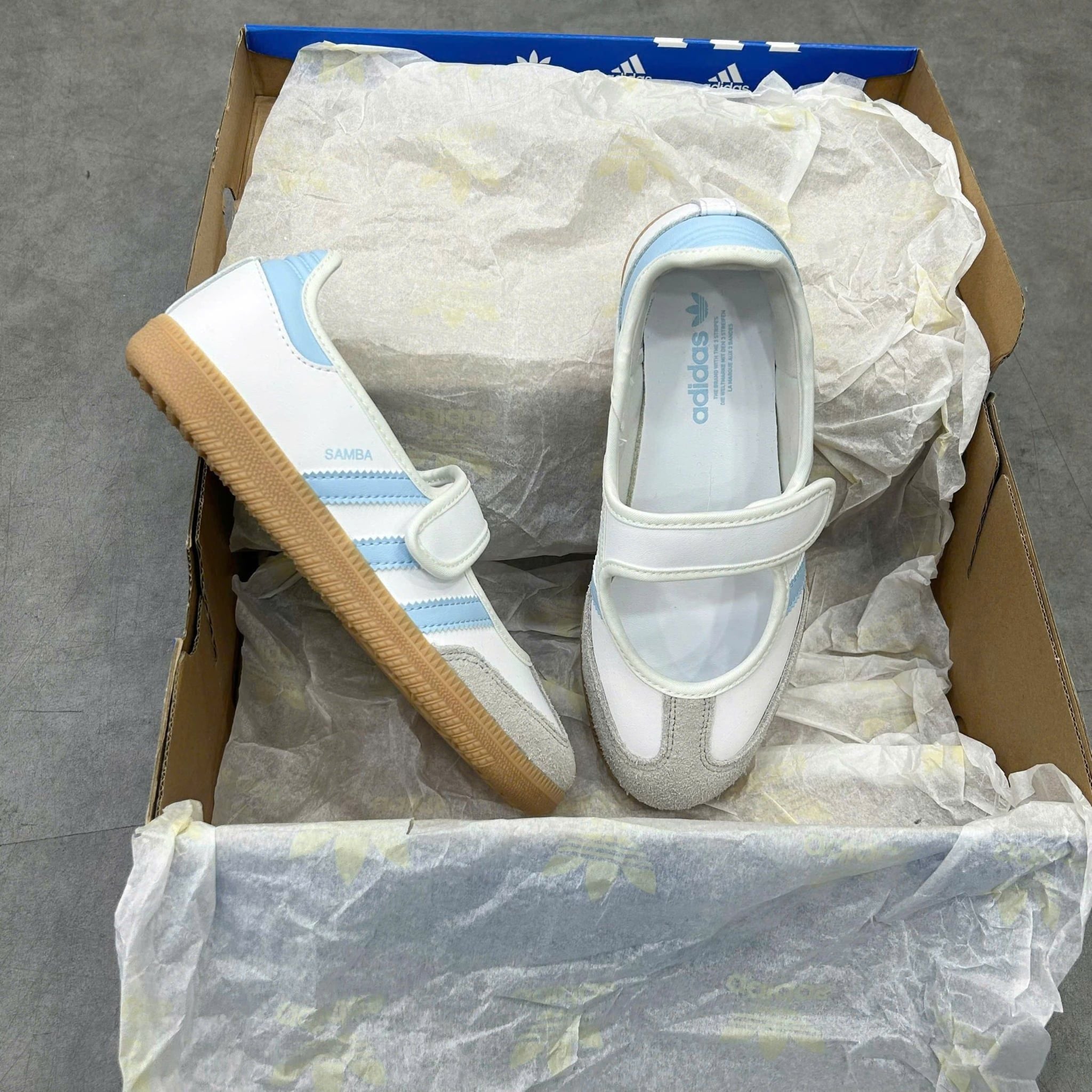  ADIDAS SAMBA JANE LIGHT BLUE JP9545 