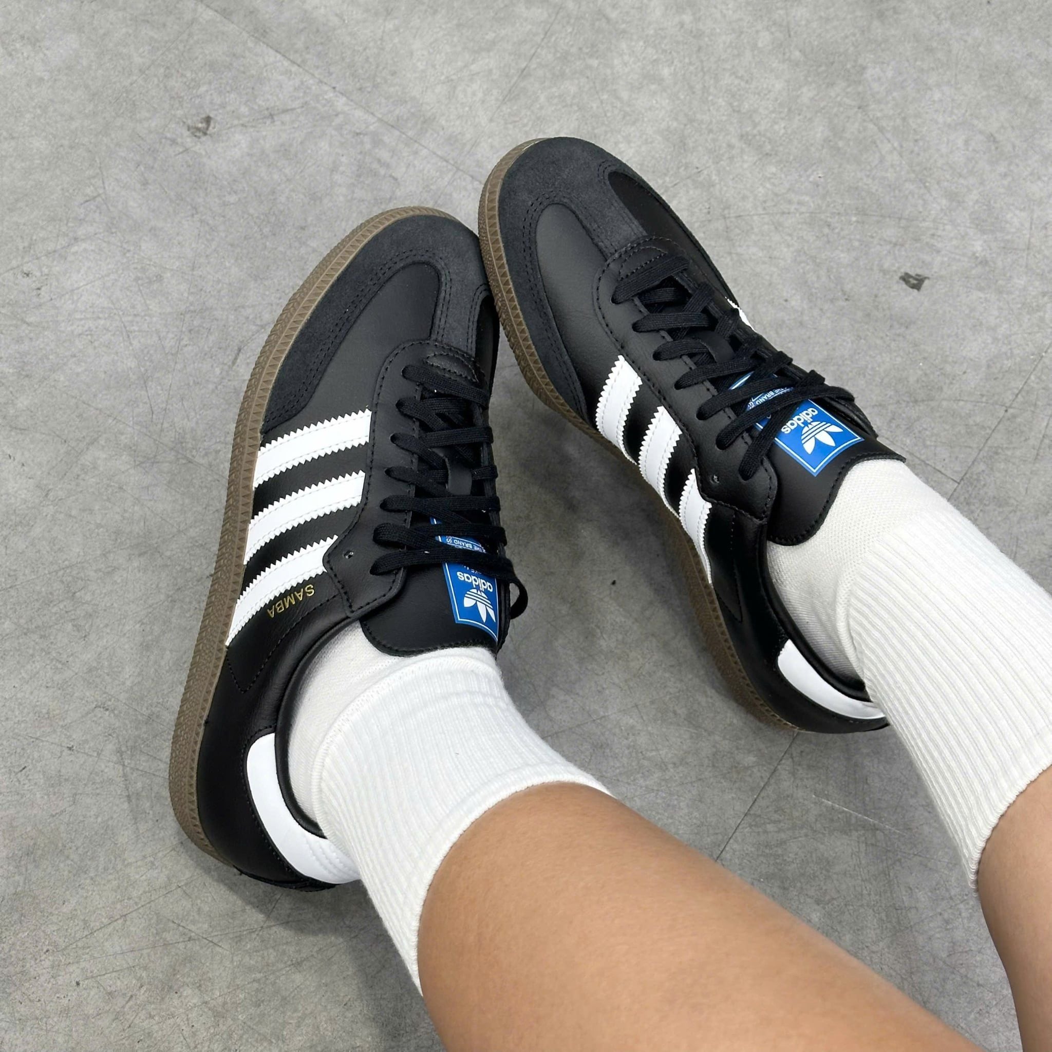  ADIDAS SAMBA OG BLACK GUM B75807 