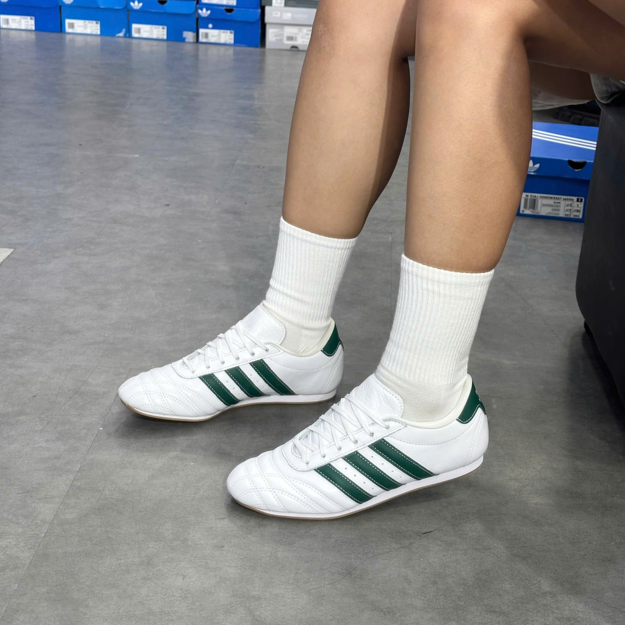  ADIDAS TAEKWONDO LACE WHITE GREEN JP8145 