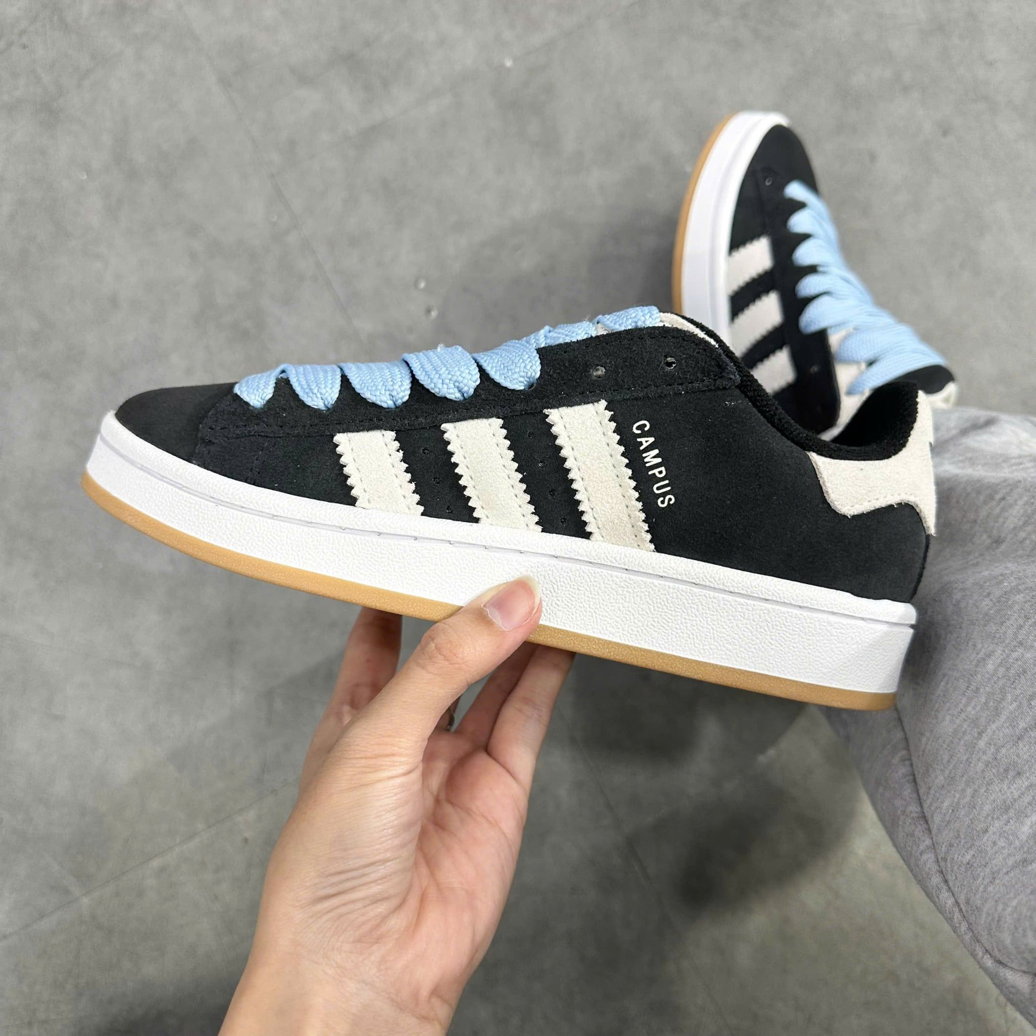 ADIDAS CAMPUS 00S DOUBLE BLACK JQ5747 