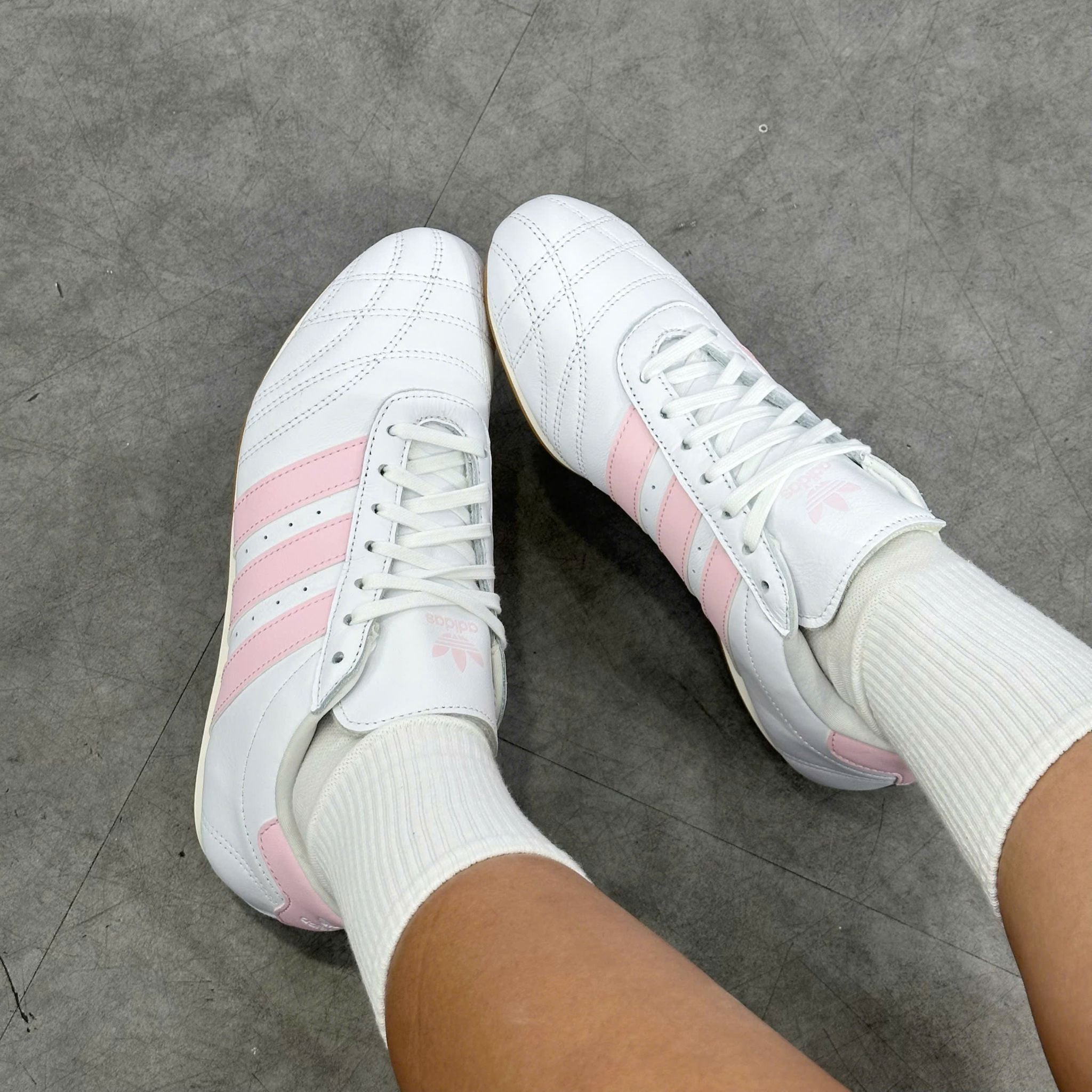  ADIDAS TAEKWONDO WHITE CLEAR PINK GUM JS0306 
